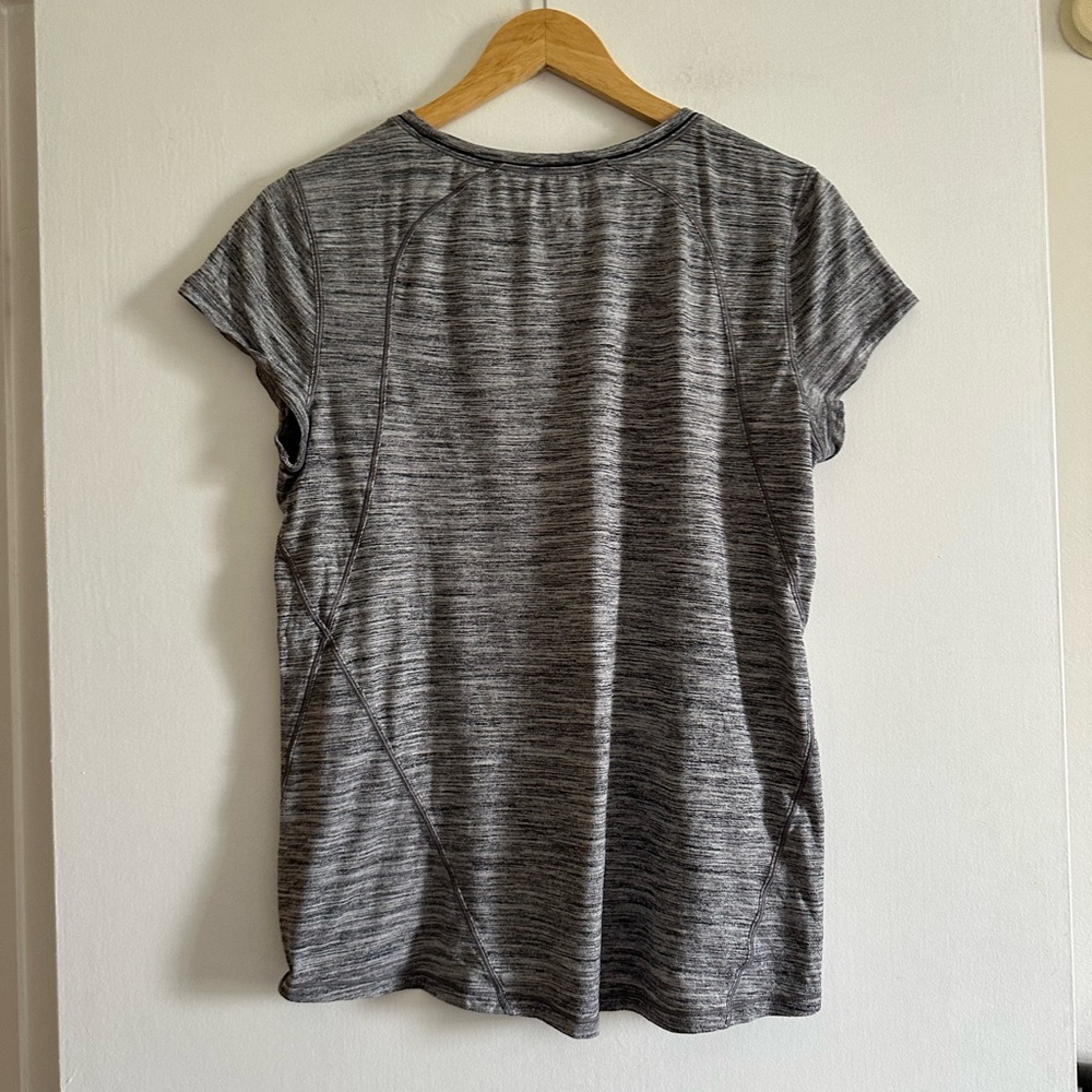 Lululemon Athletica Gray Spaced Out Space Dye Another Mile Short Sleeve Tee - Picture 7 of 10